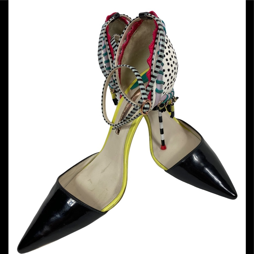 Multi color Sophia Webster Solange tassel fringe leather pumps size 40 - Picture 3 of 14